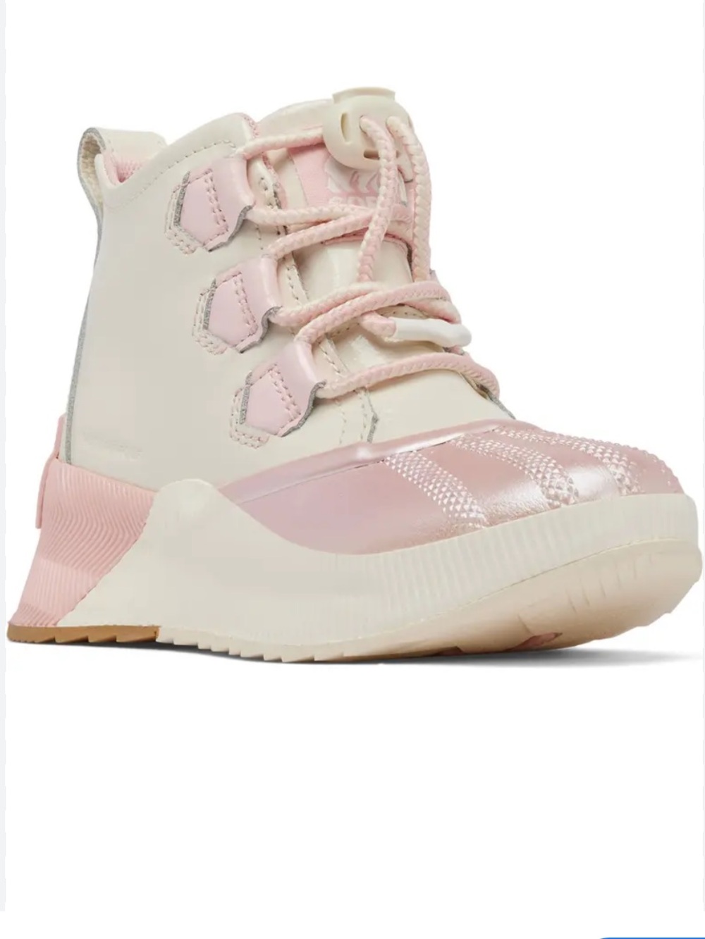 Sorel Kids' Pink and White Out N about Duck Boots